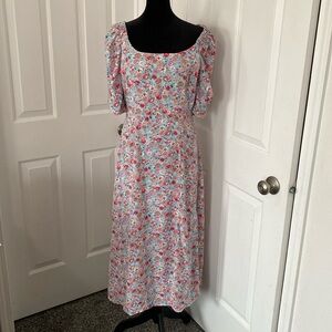 WDMYS NWT cottagecore floral tea dress.